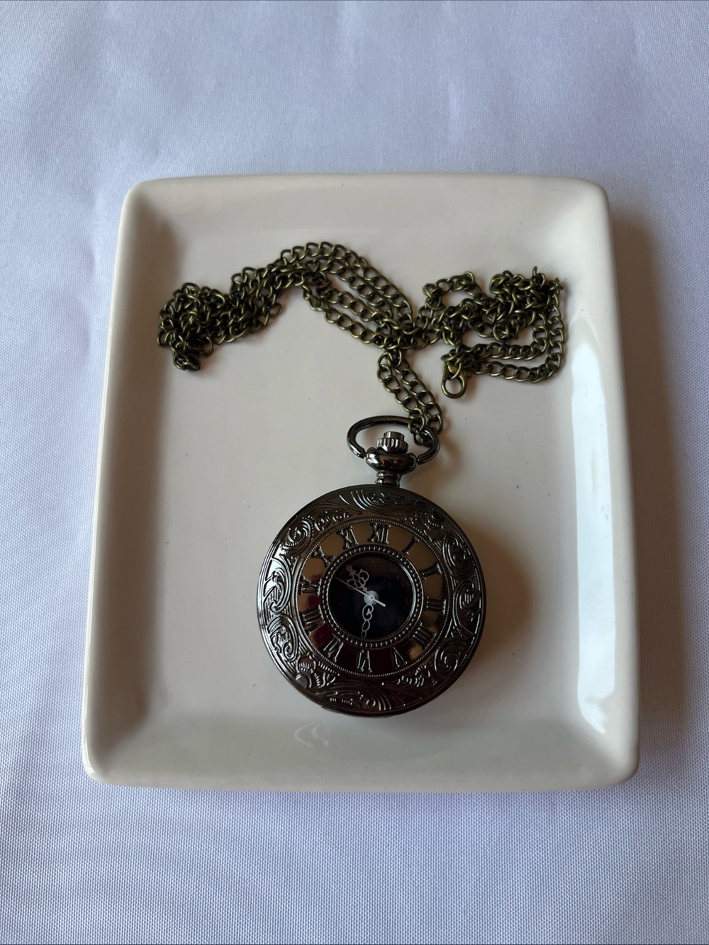Vintage Style Steampunk Half Hunter Pocketwatch